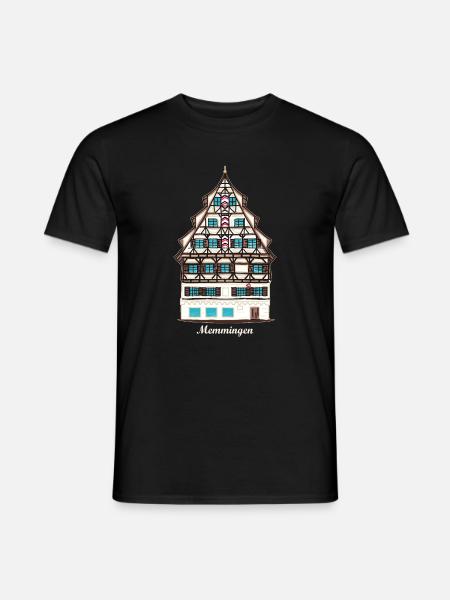 Memmingen, Schwaben, Bayern, Deutschland - Männer T-Shirt - Schwarz