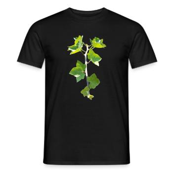 Ivy – Evergreen connection - Men's T-Shirt - black - Front - AI Model Male 178 light (178cm)