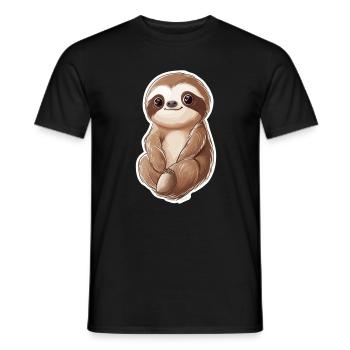 Paresse - T-shirt homme - noir - Devant - AI Model Male 178 light (178cm)