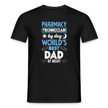 Apotheker Pharmazeutisch-technischer - Männer T-Shirt - Schwarz - Vorne - AI Model Male 178 light (178cm)