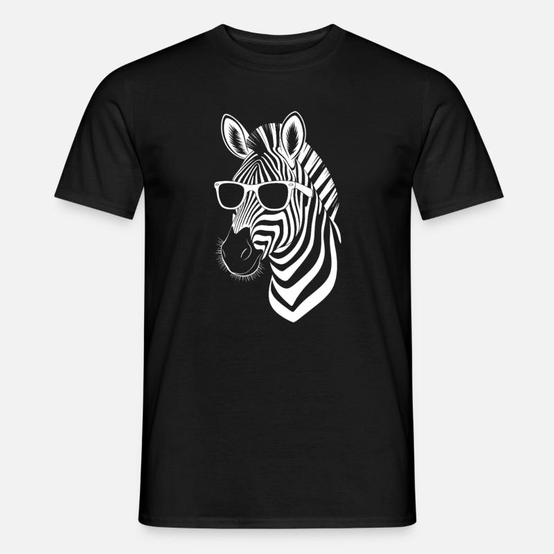 Zebra Spruch Lustiges Zebra Geschenk - Männer T-Shirt - Schwarz