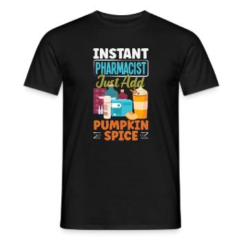 Apotheker Pharmazeutisch-technischer - Männer T-Shirt - Schwarz - Vorne - AI Model Male 178 light (178cm)