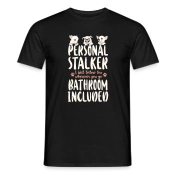 Personnel Chihuahua Chihuahueño - T-shirt homme - noir - Devant - AI Model Male 178 light (178cm)
