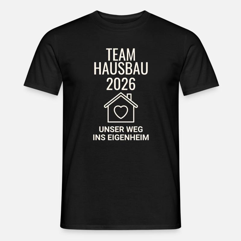 Construction de maisons d’équipe - T-shirt homme - noir