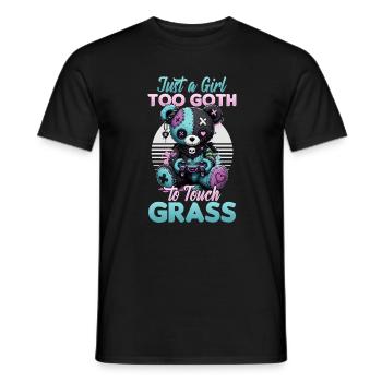 Pastel Goth Soft Goth Gaming Gamer - T-shirt homme - noir - Devant - AI Model Male 178 light (178cm)