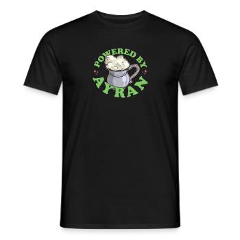 Ayran Gericht Türkei National Türkisch Döner - Männer T-Shirt - Schwarz - Vorne - AI Model Male 178 light (178cm)