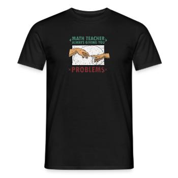 Fibonacci Mathe Lehrer Kunst Erschaffung - Männer T-Shirt - Schwarz - Vorne - AI Model Male 178 light (178cm)