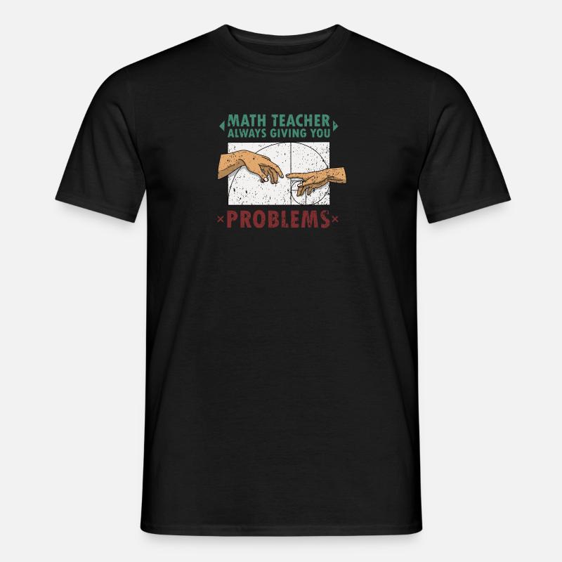 Fibonacci Mathe Lehrer Kunst Erschaffung - Männer T-Shirt - Schwarz