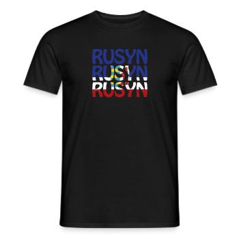 Karpaten Rusyn Rusnak Ethnische Gruppr Rus - Männer T-Shirt - Schwarz - Vorne - AI Model Male 178 light (178cm)