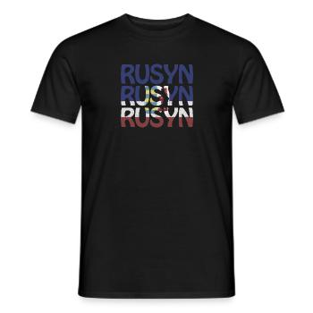Karpaten Rusyn Rusnak Ethnische Gruppr Rus - Männer T-Shirt - Schwarz - Vorne - AI Model Male 178 light (178cm)