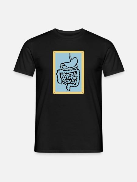 medical intestine 2 d1 - Men's T-Shirt - black