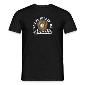 Lanceur de gants Baseball USA - T-shirt homme - noir - Devant - AI Model Male 178 light (178cm)