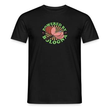 Bologna Italienische Küche Gericht Wurst - Männer T-Shirt - Schwarz - Vorne - AI Model Male 178 light (178cm)