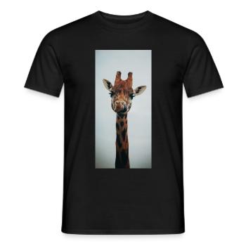 Drôle de girafe - T-shirt homme - noir - Devant - AI Model Male 178 light (178cm)