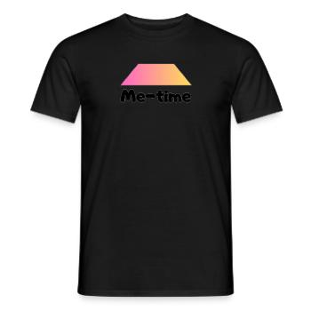 Me-time erkenne und schätze deine eigene Zeit - Männer T-Shirt - Schwarz - Vorne - AI Model Male 178 light (178cm)
