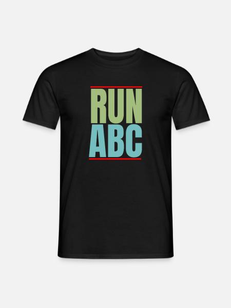 EXÉCUTER ABC - T-shirt homme - noir
