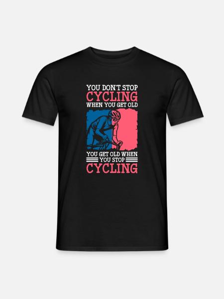 Vélo électrique Fitness - T-shirt homme - noir