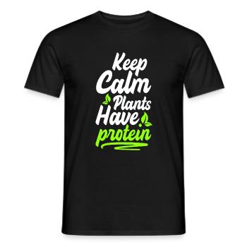 Veganismus Tierschutz Gesund Bio - Männer T-Shirt - Schwarz - Vorne - AI Model Male 178 light (178cm)