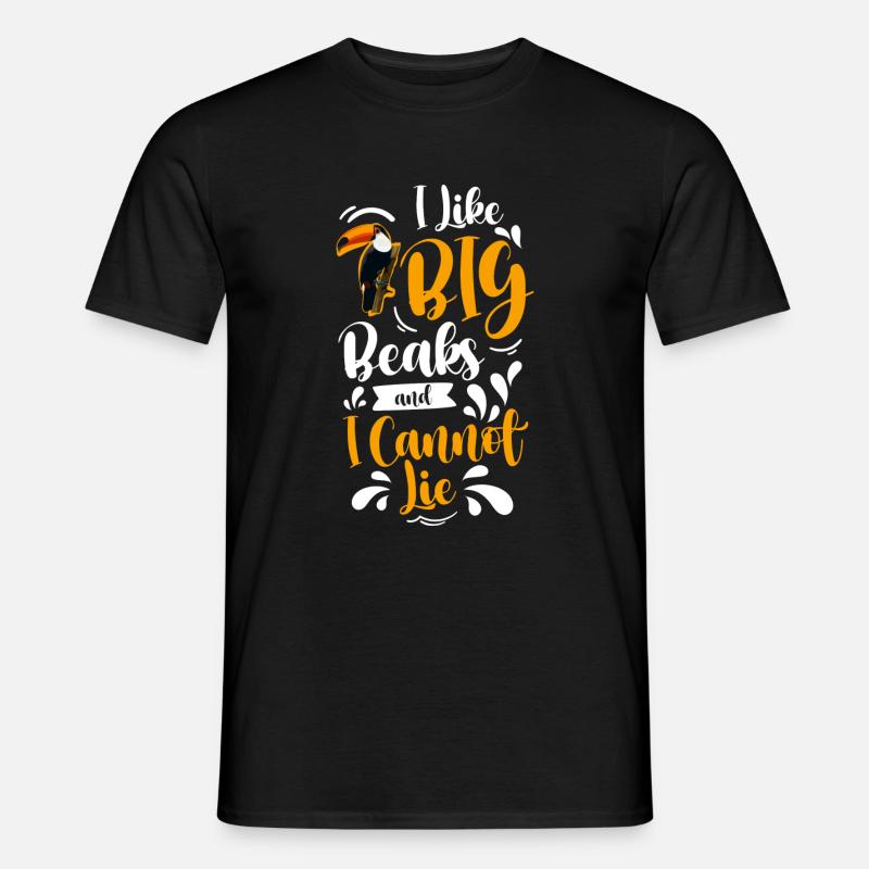Toucan Regenwald Schnabel - Männer T-Shirt - Schwarz