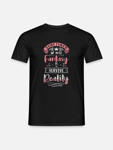 Fantasy Dream Magic - Men's T-Shirt - black