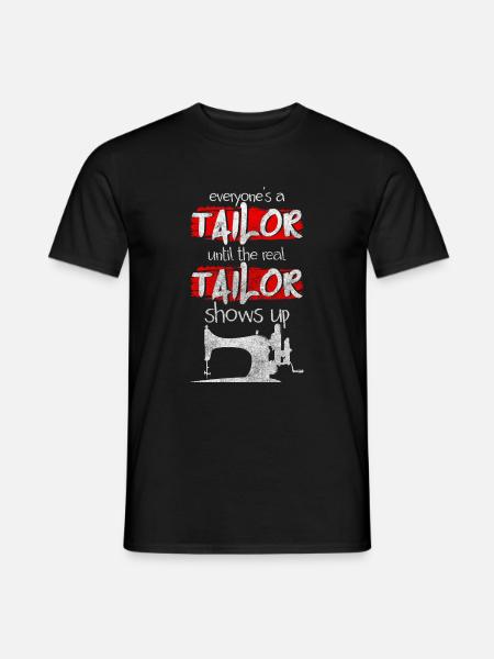 Clothing Hobby Handmade Sewing Machine - Men's T-Shirt - black