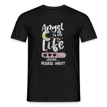 Bébé, Mère, Enfant - T-shirt homme - noir - Devant - AI Model Male 178 light (178cm)