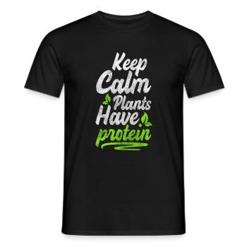Veganer Gesund Verbundenheit Essen - Männer T-Shirt - Schwarz - Vorne - AI Model Male 178 light (178cm)