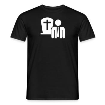 Undertaker - Men's T-Shirt - black - Front - AI Model Male 178 light (178cm)