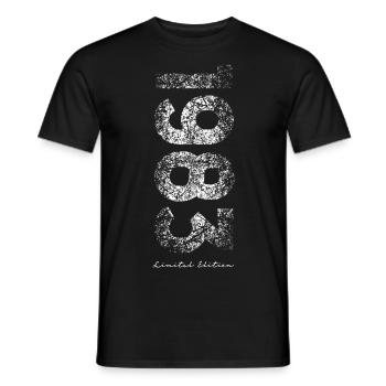 Édition limitée 1983 - T-shirt homme - noir - Devant - AI Model Male 178 light (178cm)