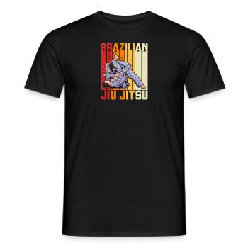 BJJ Kampfkunst Jiu Jitsu Spruch Brasilien - Männer T-Shirt - Schwarz - Vorne - AI Model Male 178 light (178cm)