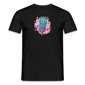 Mochigome Japan Spruch Reis Küche Eis Mochi - Männer T-Shirt - Schwarz - Vorne - AI Model Male 178 light (178cm)