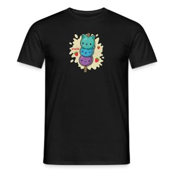 Mochigome Japan Spruch Reis Küche Eis Mochi - Männer T-Shirt - Schwarz - Vorne - AI Model Male 178 light (178cm)