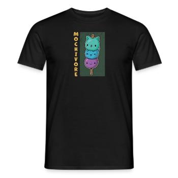 Asiatische Küche Mochi Reis Eis Dessert - Männer T-Shirt - Schwarz - Vorne - AI Model Male 178 light (178cm)