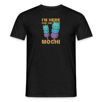 Japanische Küche Dessert Mochigome Mochi - Männer T-Shirt - Schwarz - Vorne - AI Model Male 178 light (178cm)