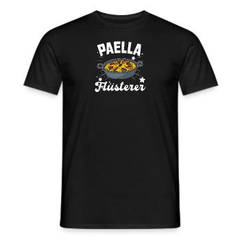 Paella Reisgericht Valencia Spanien Reise - Männer T-Shirt - Schwarz - Vorne - AI Model Male 178 light (178cm)
