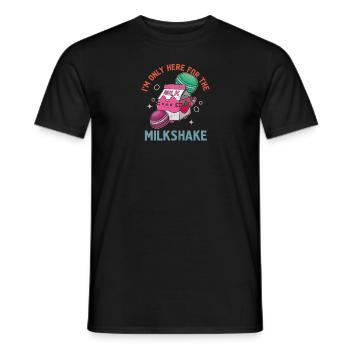 Japanisch Getränk Kawaii Milkshake Erdbeere - Männer T-Shirt - Schwarz - Vorne - AI Model Male 178 light (178cm)