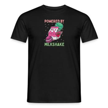 Erdbeeren Geschmack Milkshake Kawaii Japan - Männer T-Shirt - Schwarz - Vorne - AI Model Male 178 light (178cm)