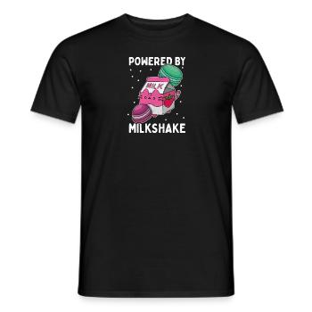 Erdbeeren Geschmack Milkshake Kawaii Japan - Männer T-Shirt - Schwarz - Vorne - AI Model Male 178 light (178cm)