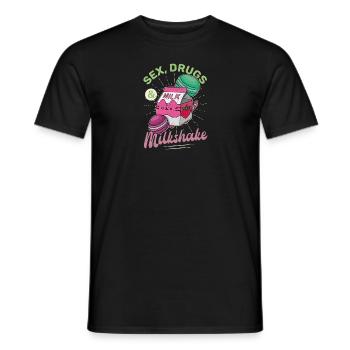 Japan Getränk Japanisch Milkshake Kawaii - Männer T-Shirt - Schwarz - Vorne - AI Model Male 178 light (178cm)