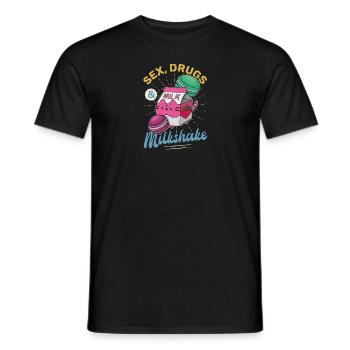 Japan Getränk Japanisch Milkshake Kawaii - Männer T-Shirt - Schwarz - Vorne - AI Model Male 178 light (178cm)