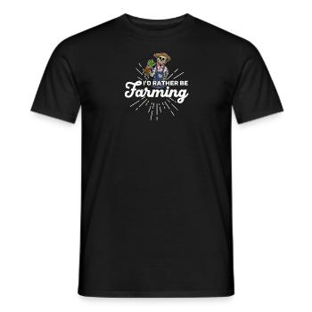 Freizeitgärtner Spooky Halloween Skelett Spruch - Männer T-Shirt - Schwarz - Vorne - AI Model Male 178 light (178cm)