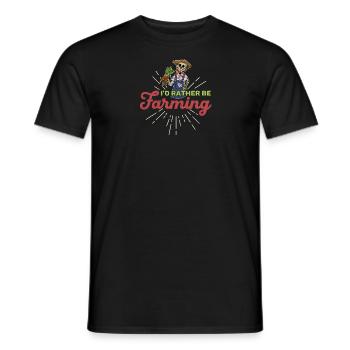 Freizeitgärtner Spooky Halloween Skelett Spruch - Männer T-Shirt - Schwarz - Vorne - AI Model Male 178 light (178cm)
