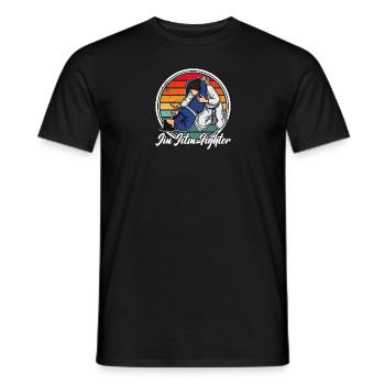 Brésil Jiu Jitsu Arts Martiaux Fille Dicton - T-shirt homme - noir - Devant - AI Model Male 178 light (178cm)