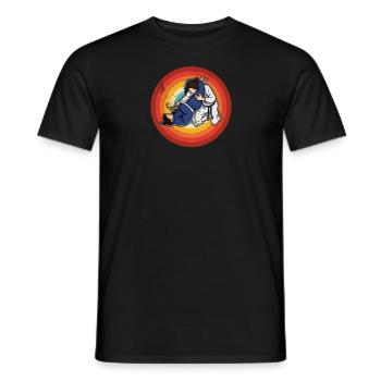 Jiu Jitsu Martial Arts Girls BJJ Martial Arts - Men's T-Shirt - black - Front - AI Model Male 178 light (178cm)