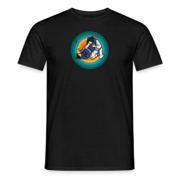 Jiu Jitsu Martial Arts Girls BJJ Martial Arts - Men's T-Shirt - black - Front - AI Model Male 178 light (178cm)