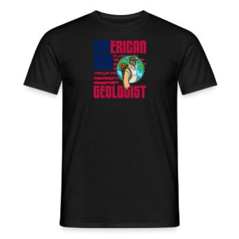 Geoscientists Geology Profession Geologist - Men's T-Shirt - black - Front - AI Model Male 178 light (178cm)