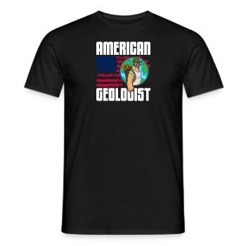 Geoscientists Geology Profession Geologist - Men's T-Shirt - black - Front - AI Model Male 178 light (178cm)