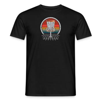 Disc Golfer Disc Golfer Sport Throwing - Men's T-Shirt - black - Front - AI Model Male 178 light (178cm)