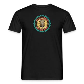 Discgolfer Flugscheibe Frisbee Tree Hobby - Männer T-Shirt - Schwarz - Vorne - AI Model Male 178 light (178cm)