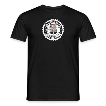 Discgolfer Flugscheibe Frisbee Tree Hobby - Männer T-Shirt - Schwarz - Vorne - AI Model Male 178 light (178cm)